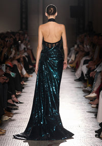 ELIE SAAB HAUTE COUTURE AW24-25 LOOK 16 BACK IMAGE