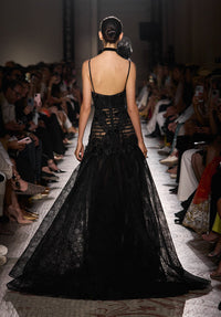 ELIE SAAB HAUTE COUTURE AW24-25 LOOK 18 BACK IMAGE