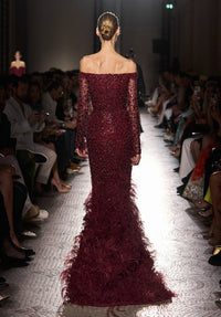 ELIE SAAB HAUTE COUTURE AW24-25 LOOK 25 BACK IMAGE