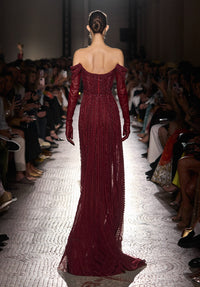 ELIE SAAB HAUTE COUTURE AW24-25 LOOK 28 BACK IMAGE