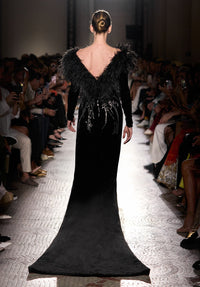 ELIE SAAB HAUTE COUTURE AW24-25 LOOK 4 BACK IMAGE
