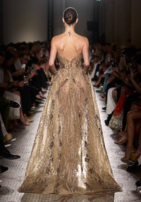 ELIE SAAB HAUTE COUTURE AW24-25 LOOK 61 BACK IMAGE