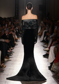 ELIE SAAB HAUTE COUTURE AW24-25 LOOK 7 BACK IMAGE