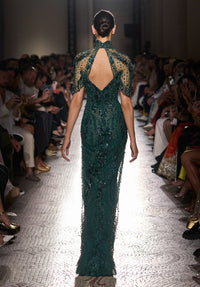 ELIE SAAB HAUTE COUTURE AW24-25 LOOK 9 BACK IMAGE