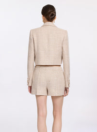 Sequin Tweed Jacket