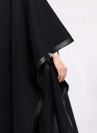 Wool and Leather Cape