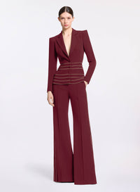 Embellished Cady Blazer