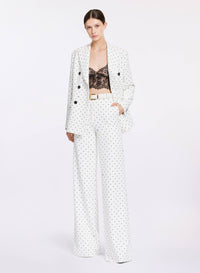 Printed Cady Blazer
