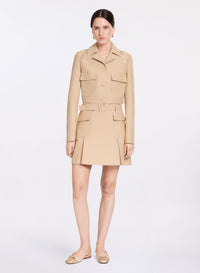 Embroidered Gabardine Jacket