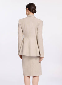 Cotton Canvas Blazer