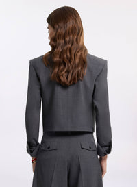 Cropped Wool Jacket