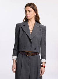 Striped Wool Jacket