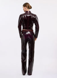 Vinyl Leather Jacket