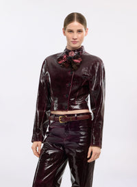 Vinyl Leather Jacket