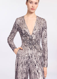 Embellished Sequins Jumpsuit