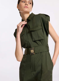 Gabardine Jumpsuit