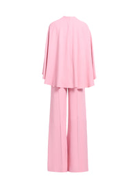 Flower Embellished Cady Jumpsuit