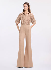 macrame‚ & Drill Jumpsuit