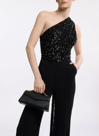Sequin Embroidered Jumpsuit