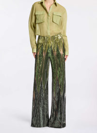 Embroidered Tulle Pants