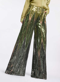 Embroidered Tulle Pants