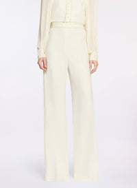 Cord Embellished Cady Pants