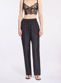 Printed Twill Pants