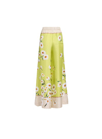 Printed Twill Pants