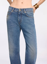 Denim Flared Pants