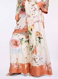 Printed Twill Pants