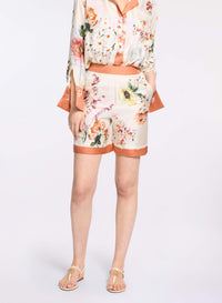 Printed Twill Shorts