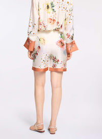Printed Twill Shorts