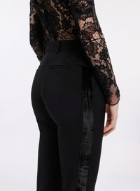 Cady Pants With Satin Detail