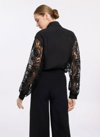 Silk & Guipure Lace Shirt (PP)