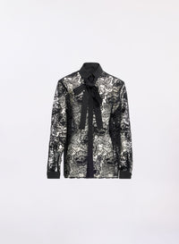 Silk & Guipure Lace Shirt (PP)