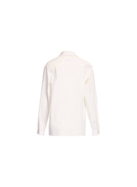 Monogram Embroidered Cotton Shirt