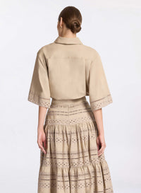 Embroidered Cotton Shirt