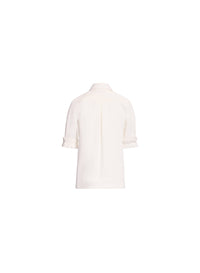 Pleated Ruffle Shirt