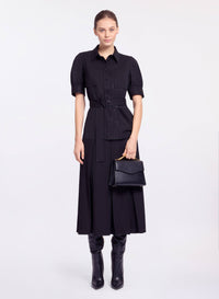 Pinstripe Crepe Shirt