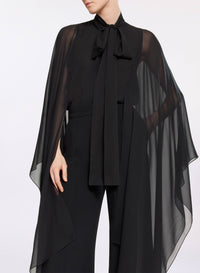 Silk Cape Shirt