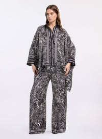 Oversized Printed Twill Shirt