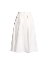 Poplin Midi Skirt