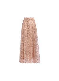 Sequin Embroidered Tulle Skirt