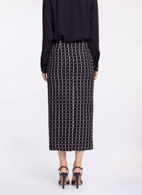Tweed Midi Skirt