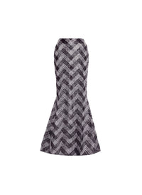 Chevron Long Skirt