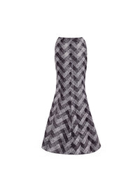 Chevron Long Skirt
