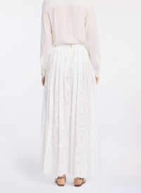 Embroidered Cotton Skirt