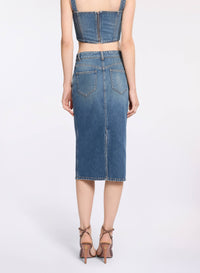 Denim Pencil Skirt