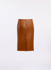 Leather Midi Skirt