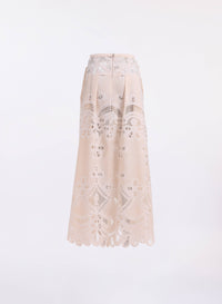 Cotton Embroidered Skirt